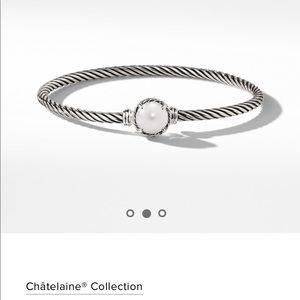 David Yurman pearl cable bracelet!